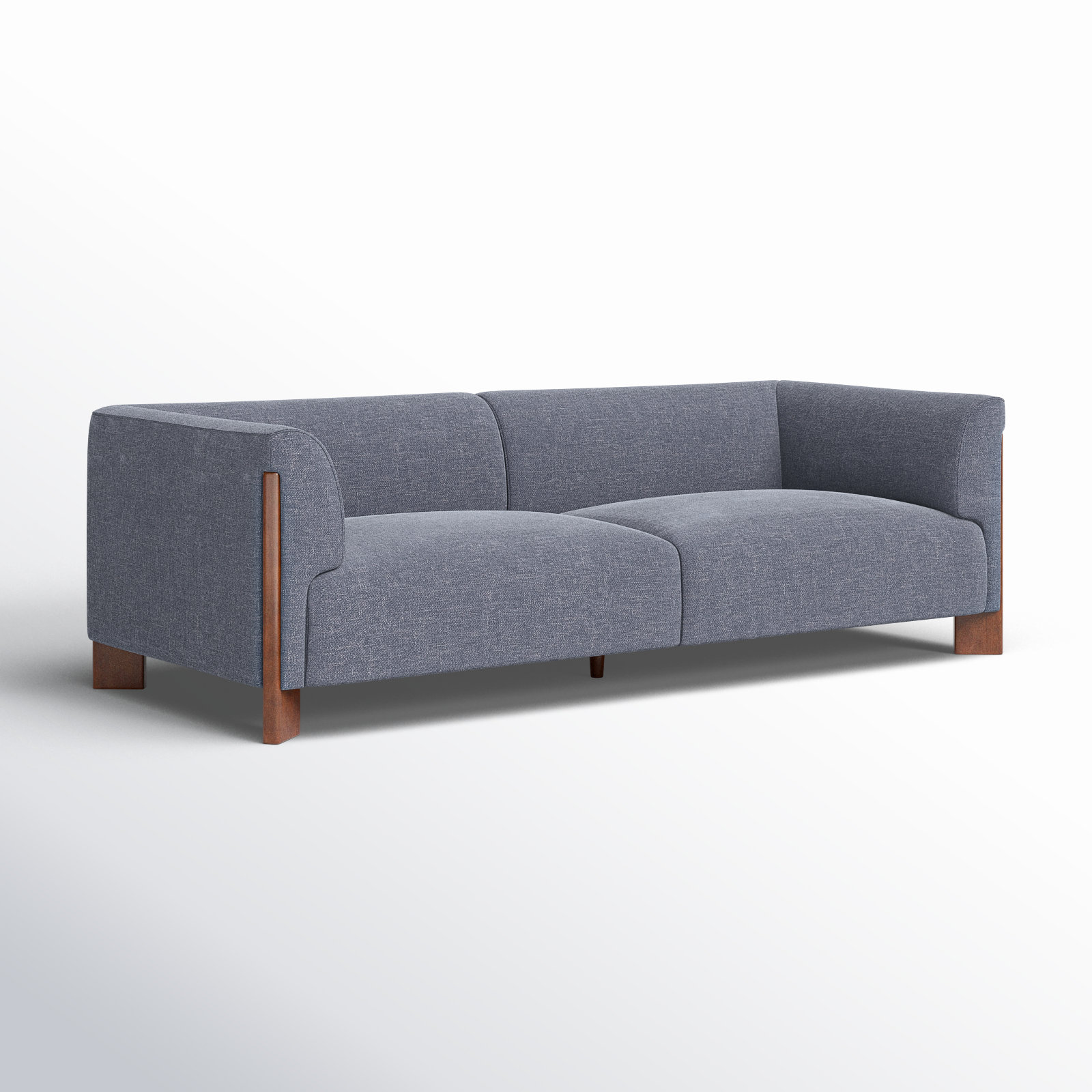 Wanetta 88" Linen Sofa, Luna Charcoal
