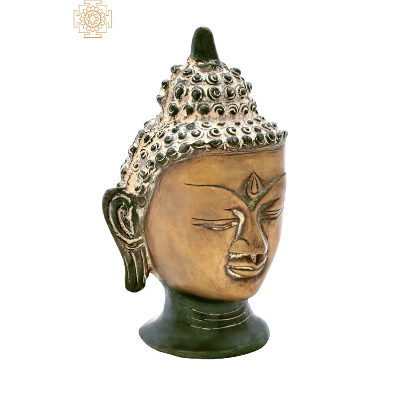 Buste de Bouddha tibétain bouddhiste