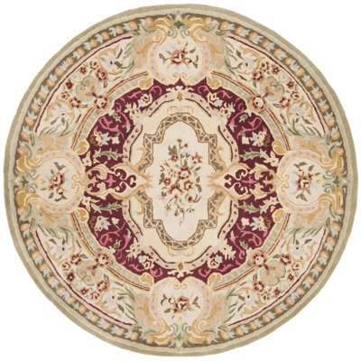 Priscila Savonnerie Hand Tufted Indian Wool Oriental Rug