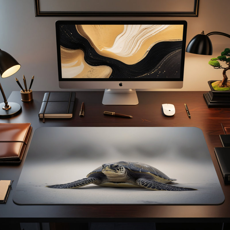 Polyester Desk Pad, 31.5x15.5