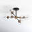 Blevins Glass Semi Flush Mount-194673020-169293195