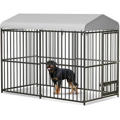 Grand chenil d'extérieur, cage pour chien robuste