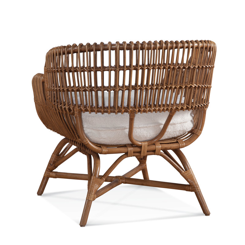 Fauteuil d'appoint Eatontown Jonathan, Ivoire Elite; 0321-91, La Havane
