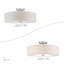 Plafonnier semi-encastré 4 lumières Bazilijus-444931801