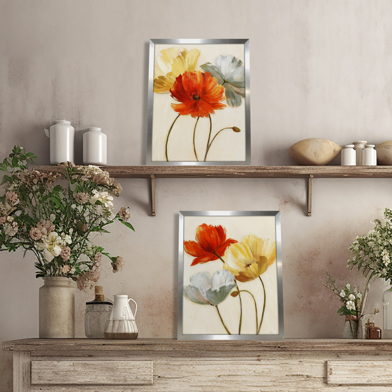 " Poppy Palette " 2 - Pieces