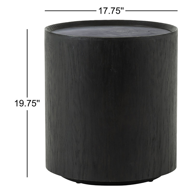 Table de bout tambour 100% pierre Thibault