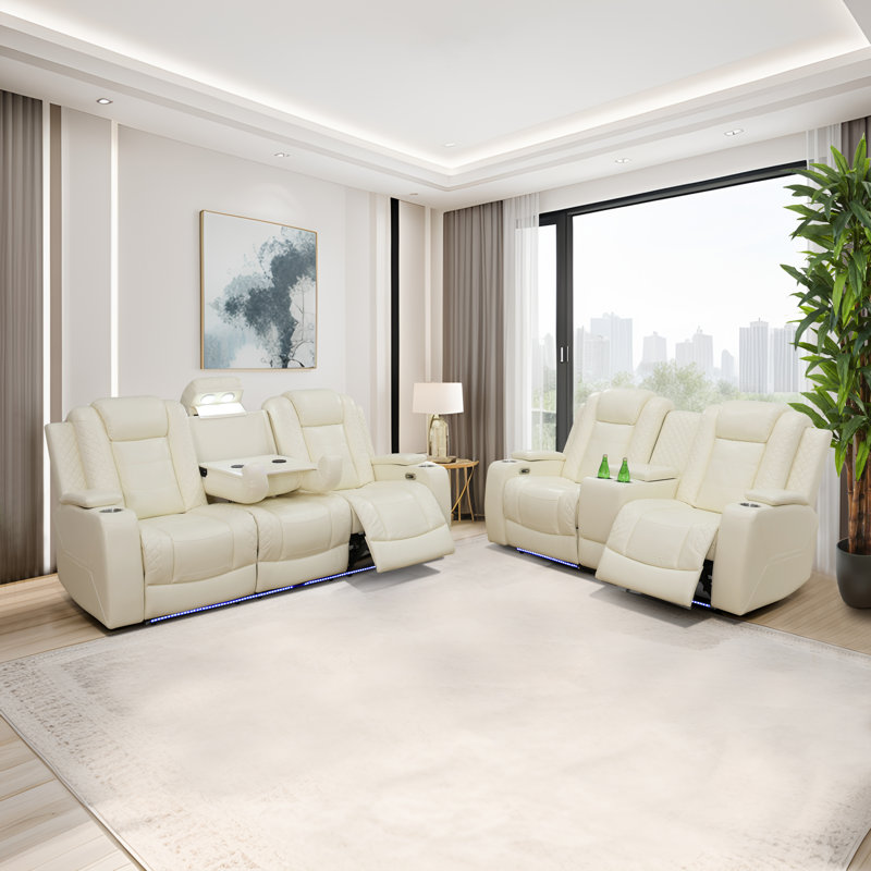 Fauteuil inclinable électrique avec lumière DEL