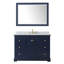Ensemble de meuble-lavabo simple 48 po avec miroir Avery-97811802-97811804