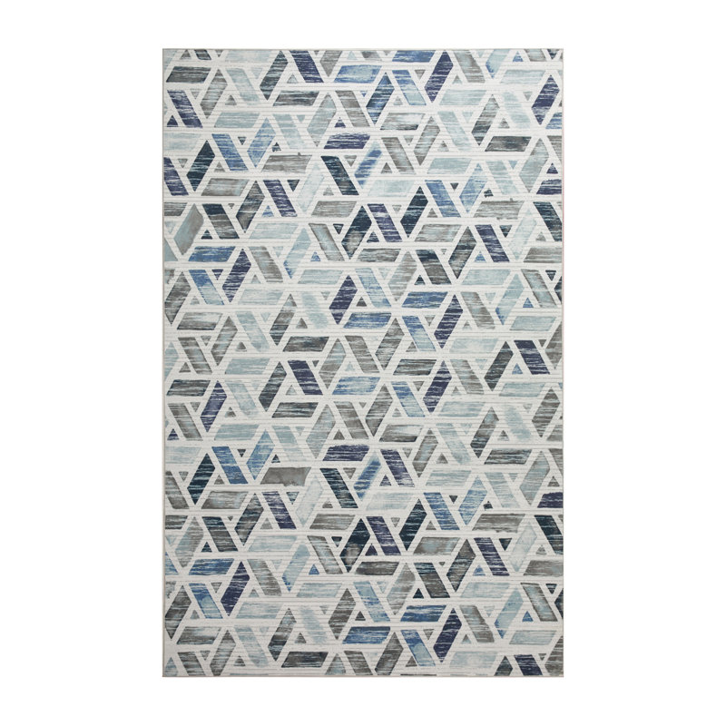 Sylvin Abstract Machine Printed Area Rug, Rectangle 40 x 60 cm