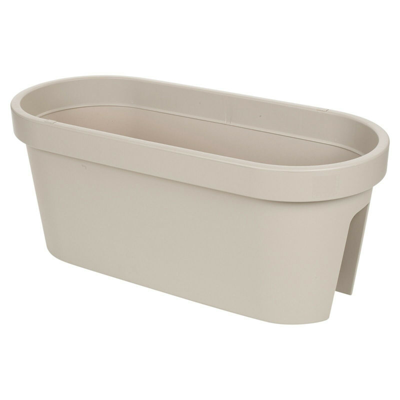 Railing Planter, Beige