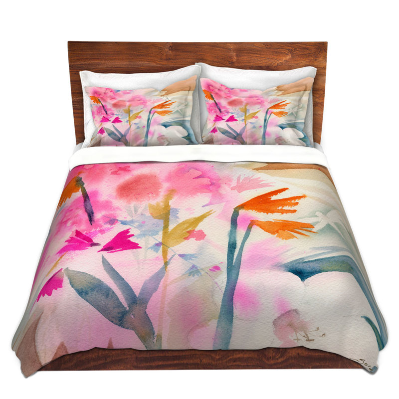 Ensemble de housse de couette pour grand lit DiaNoche par Sheila Golden - Libellule 3