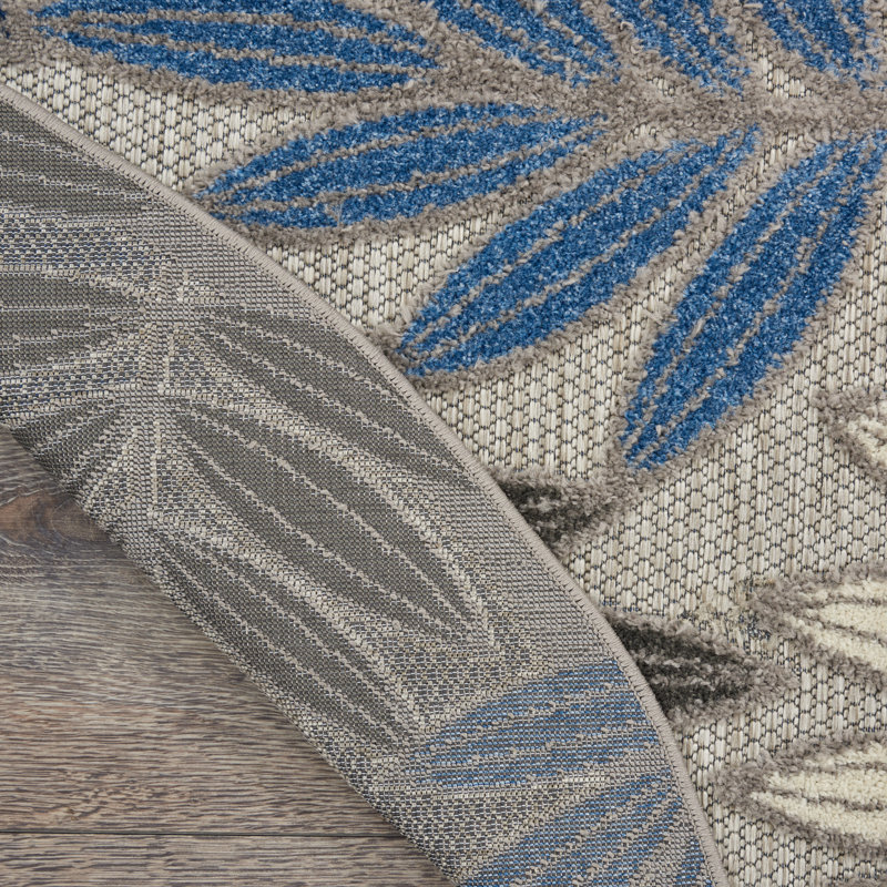 Tapis intérieur / extérieur Eaglin, Rond 5 pi 3 po