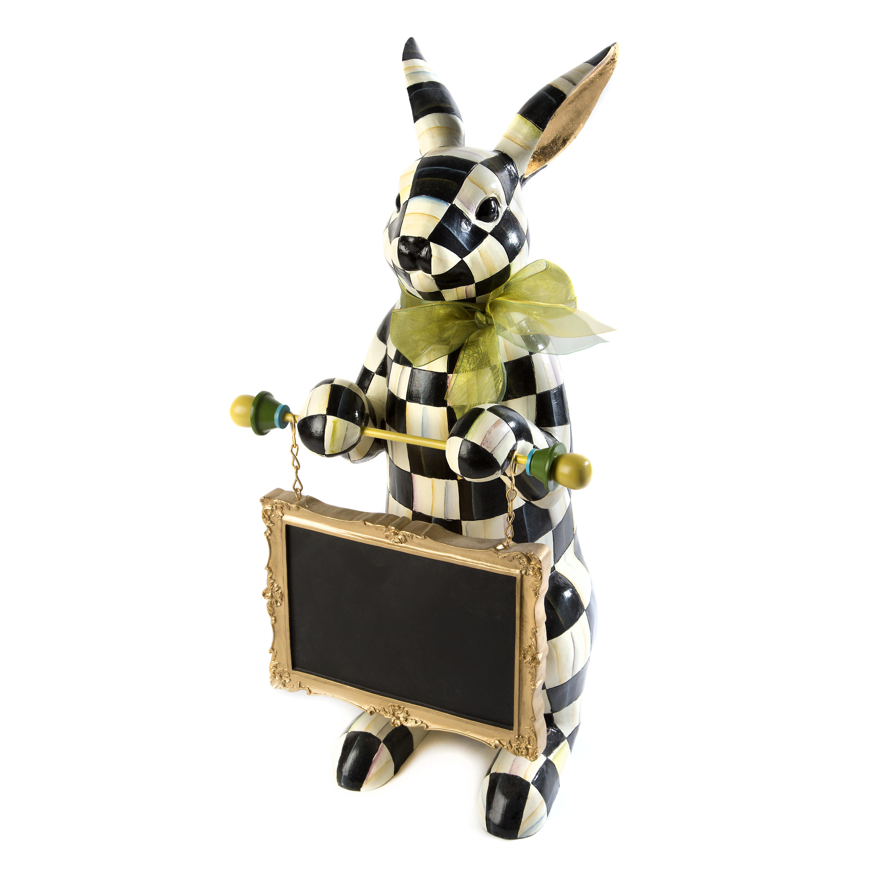 MacKenzie-Childs Courtly Check® Menu Rabbit & Reviews | Wayfair