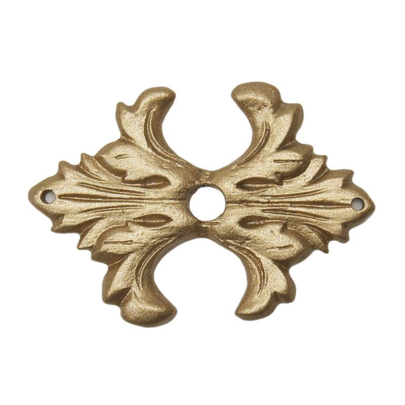 Acanthus medium escutcheon Renaissance style, Soft Gold
