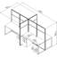 Bureau Easy Office pour 4 personnes avec classeurs et panneaux-49663019