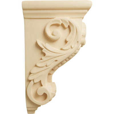 Ekena Millwork Small Shell Corbel In Hard Maple