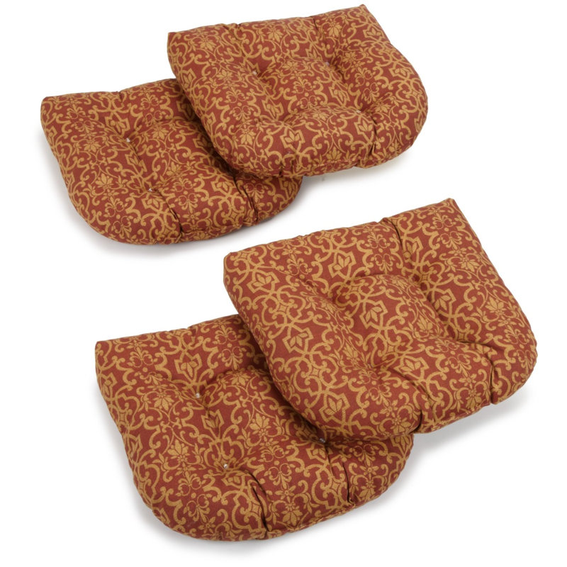 Outdoor 5'' Rocking Chair Seat Cushion, Brown