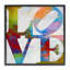 «Love Painted Textured Rainbow Typographie», impression-506820375-519599626