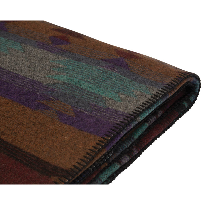 Wooded River Painted Desert III - Throw - 60x72, Southwestern Throw Blanket for Sofa and Lodge Living Room
