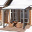 Pergolas et abris de jardin muraux robustes-123279003