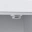 Ensemble d'îlot de cuisine campagnard avec abattant et 2 sièges, ensemble de table de salle à manger avec armoire de rangement, tiroirs et porte-serviettes Topmax, blanc et brun rustique-820971635