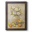«Still Life Study Flowers & Fruit II», toile encadrée de qualité supérieure - prête à être accrochée-879294062
