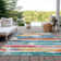 Machine Washable Indoor/Outdoor Cinead ACN1665 Ivory Rug