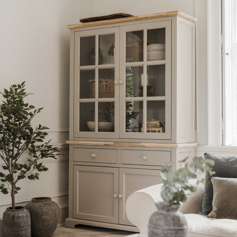 Teague Display Cabinet, Truffle