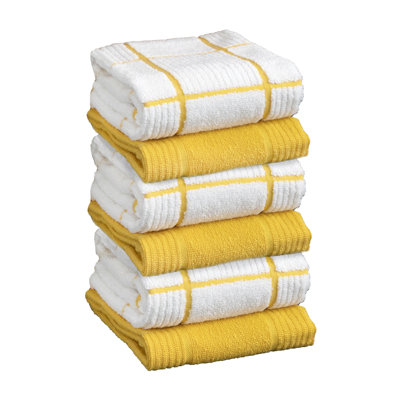 T-fal Solid and Check Dish Cloth