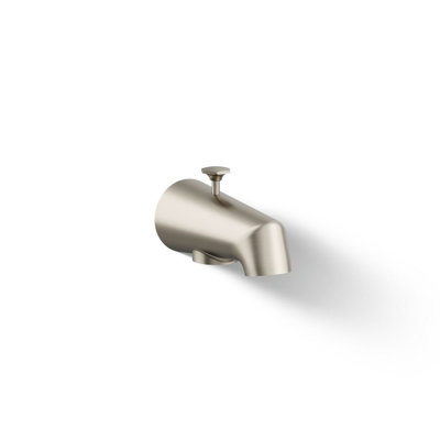 Bec de baignoire à inverseur standard de 4 7/8 po avec poignée en forme de disque Antique ™