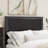 Full/Queen Headboard, Fluted Panel Design, Modern Style, Onyx Birch-1924592493