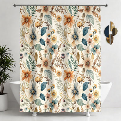 Shower Curtains with Hooks Included