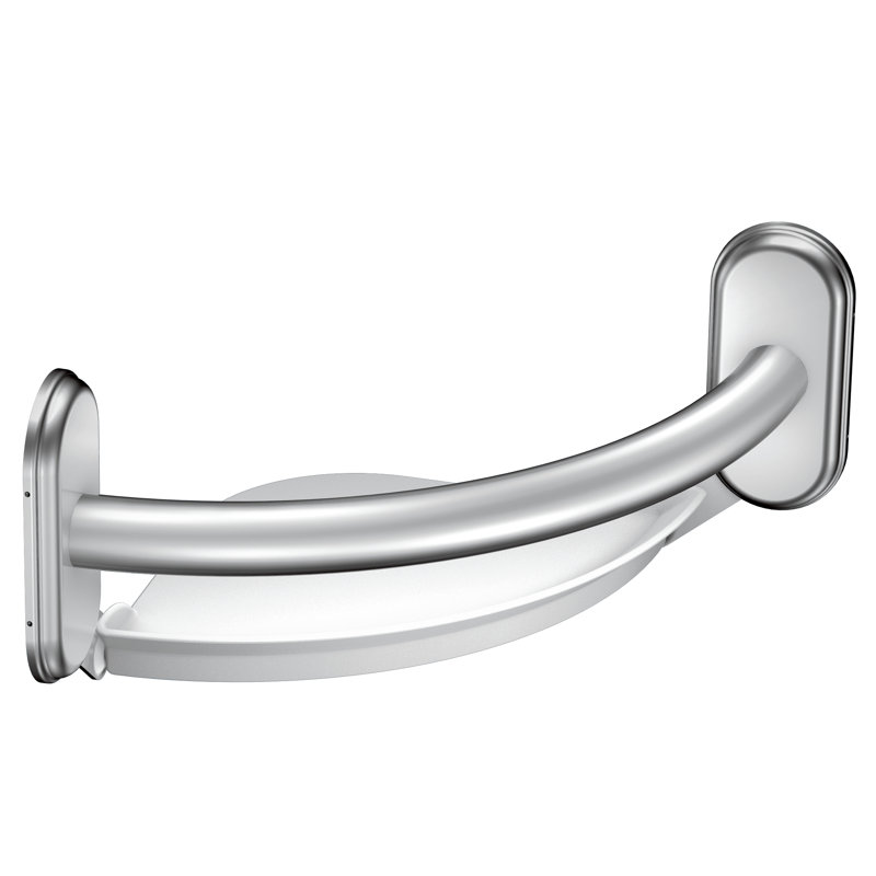 Barre d’appui avec tablette d’angle, Bronze du vieux monde