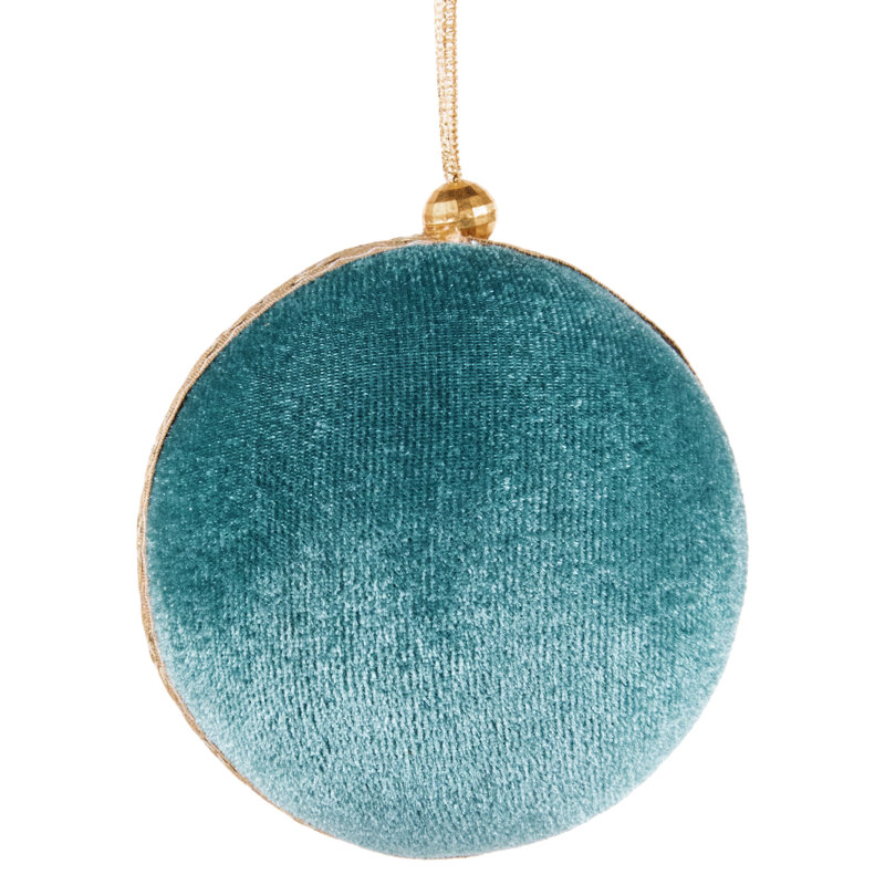 Velour Round Ball Ornament