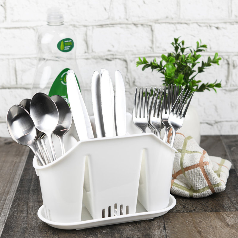 Plastic Rectangle Utensil, White