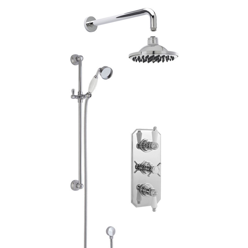 Thermostatic Shower with Dual Shower Head