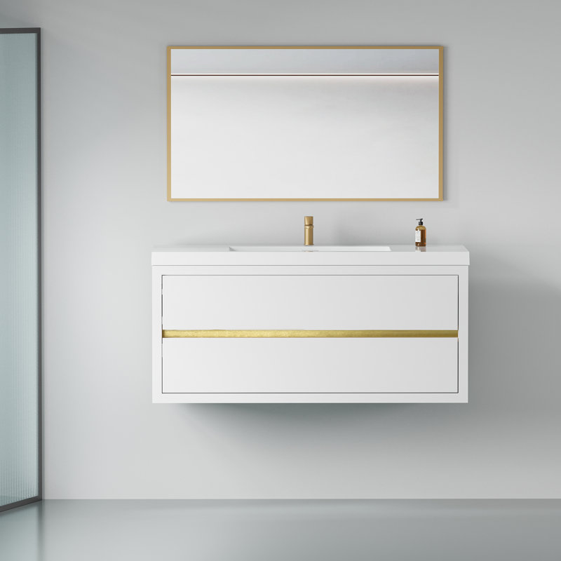 Meuble-lavabo flottant avec lavabo Magnus