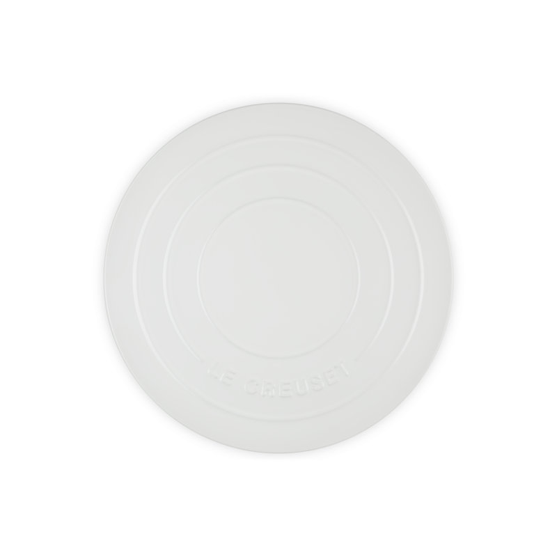 Le Creuset Stoneware Round Pizza Stone, 15", White