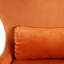 Fauteuil d'appoint en velours orange Pet-852289878