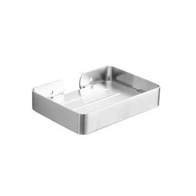 Rack Stainless Steel Soap Box Perforated Wall Mounted Household Bathroom Drains Rack Stainless Steel Bathroom Rack Wall Mounted Drains Soap Box