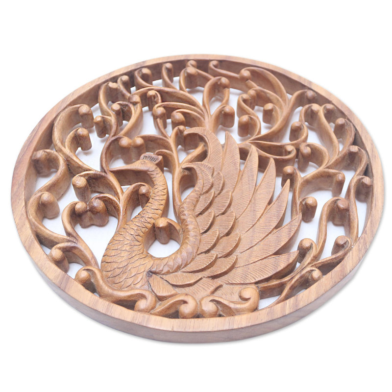 Handmade Traditional Wall Decor on Solid Wood