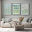Art mural encadré, rétro, antique, classique pour chambre à coucher - 24 po x 36 po x 3 panneaux-1198363980-1198363982