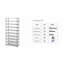 40 Pair Shoe Rack
