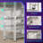 Johnothan LED Gaming Desk with Power Outlet,Computer Desk with Three Levels of Adjustable Shelves-1029856912-1049168459