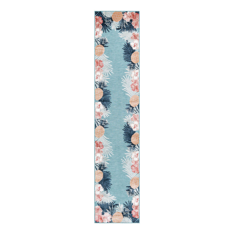 Tapis fleuri Firman Flora, Tapis de couloir 2 pi 7 po x 12 pi