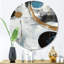 Exploration de Boho Volume I - Art mural rond abstrait sur métal-88628118