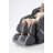 Faux Leather Heated Massage Chair-63418379