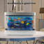 Moving Artificial Aquarium Fake Fish Tank Mini Aquarium Jellyfish Version