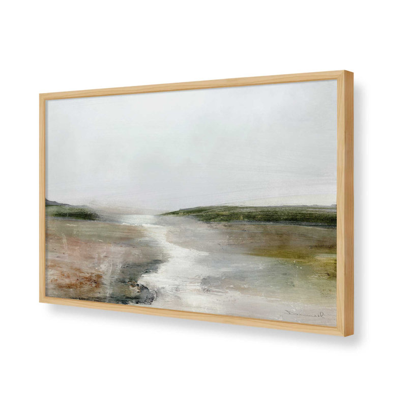 «Crystal River» par Dan Hobday, reproduction d'art, Tanné, H 36 po x l 48 po