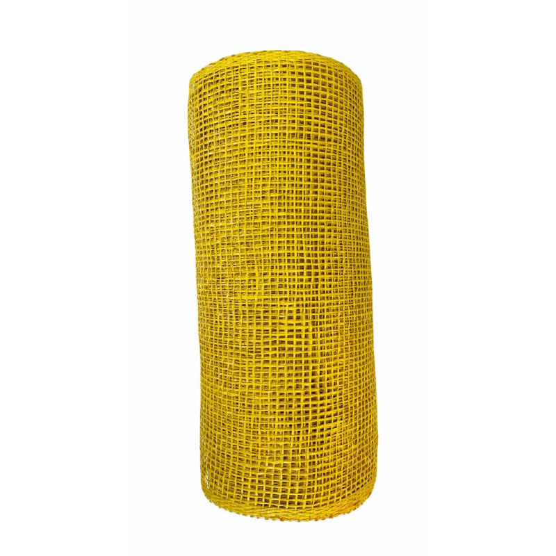 Ruban en toile de jute, Jaune
